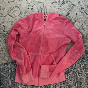 Pink juicy zip up M